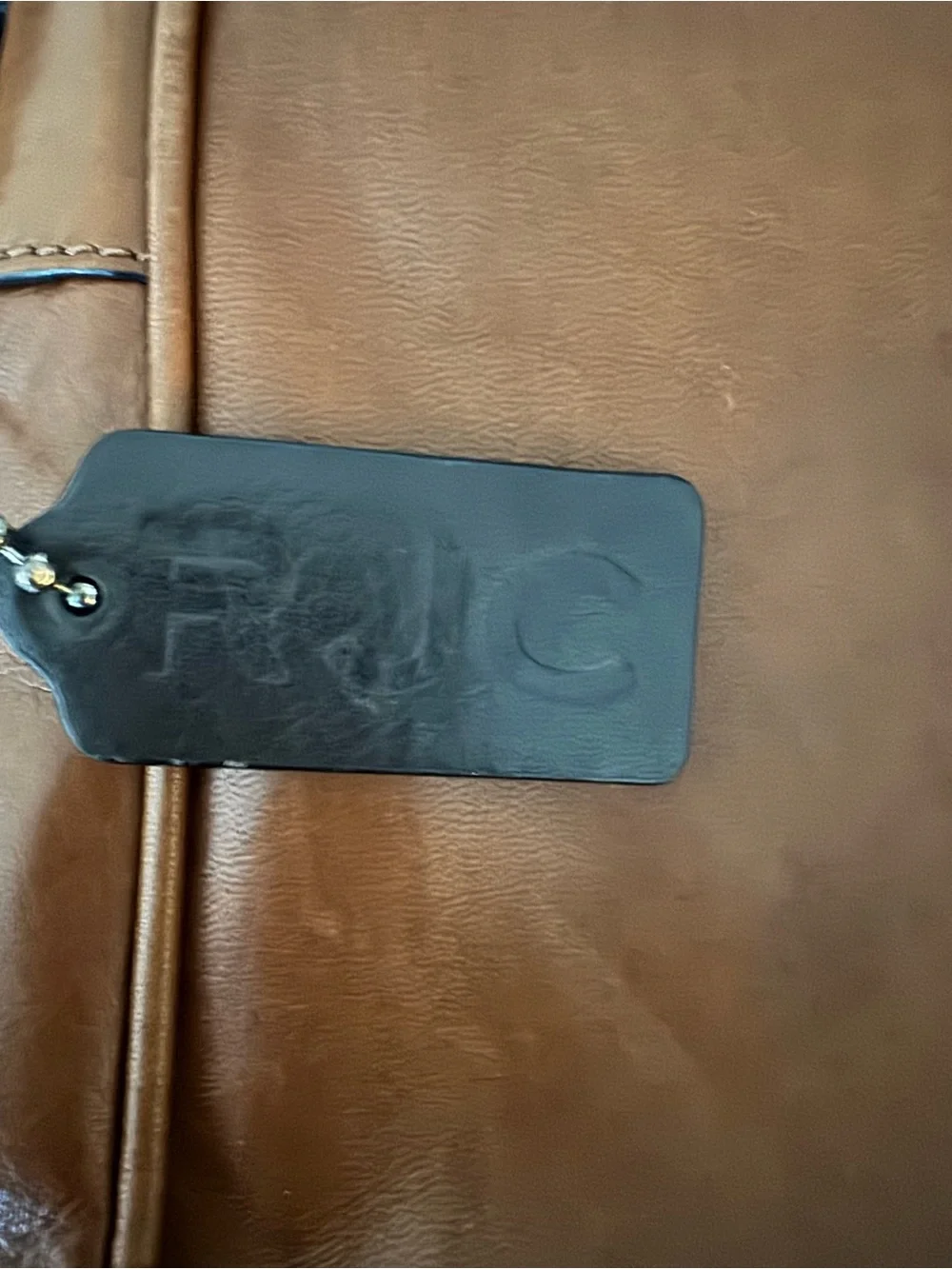 Coach Leather Messenger Bag